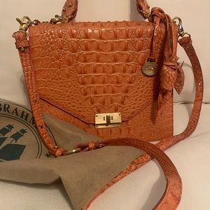 BRAHMIN coral handbag